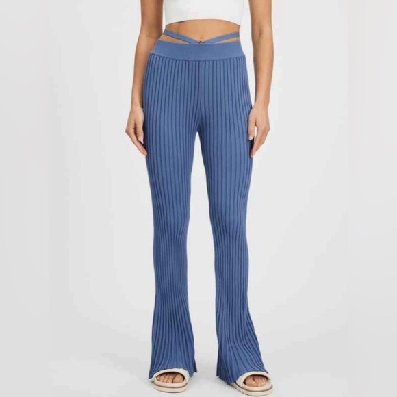 ⭐️NEW⭐️ENA PELLY -Macy Knit Pant In Beige -Size Medium •Retails $308USD - Picture 13 of 13